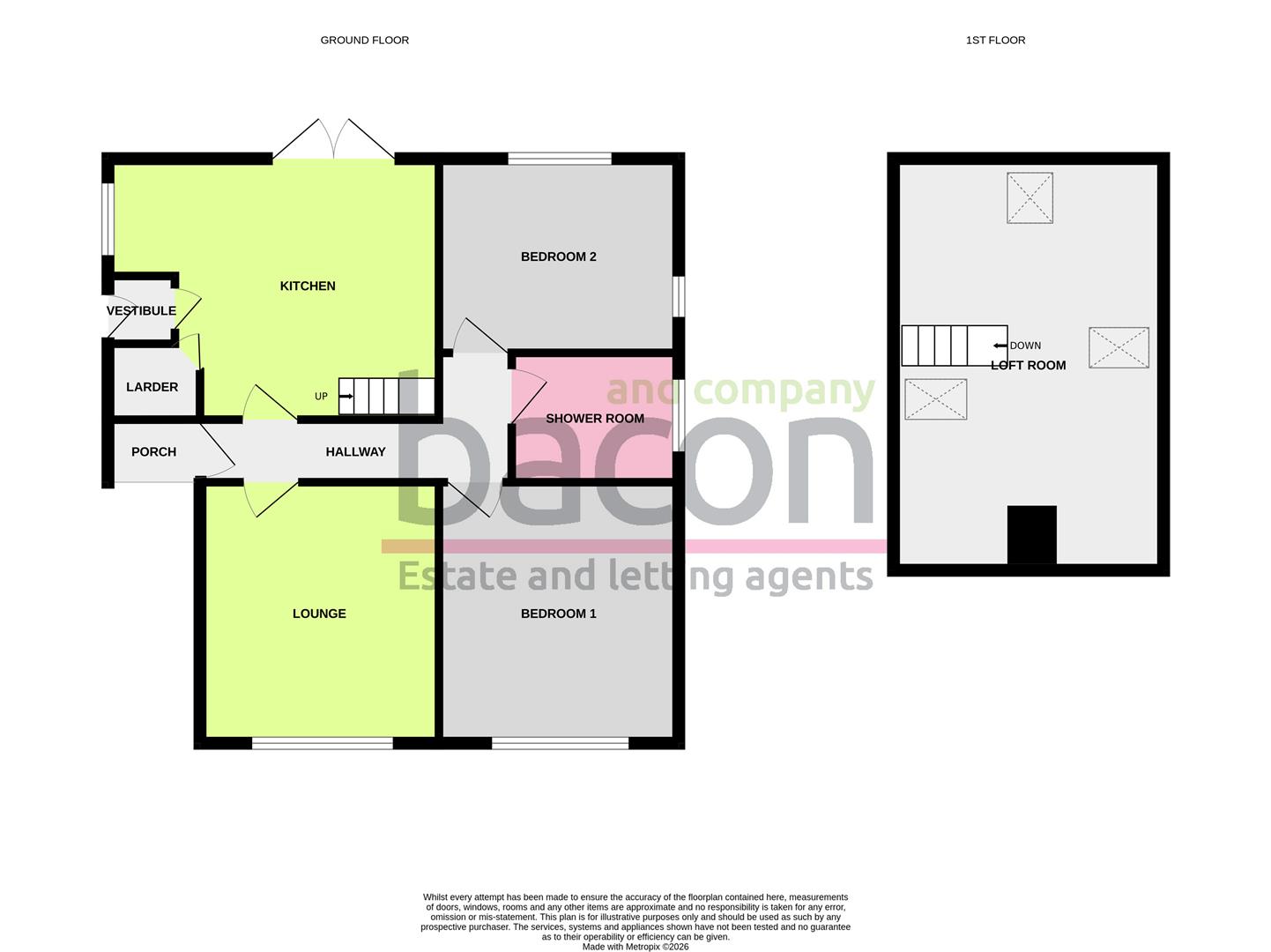 Floor Plan | Bungalow - Detached | Seldens Way, Worthing | For Sale